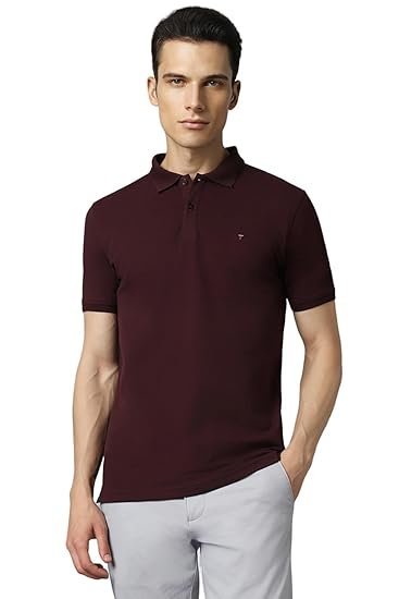 LP Men's Solid Slim Fit T-Shirt