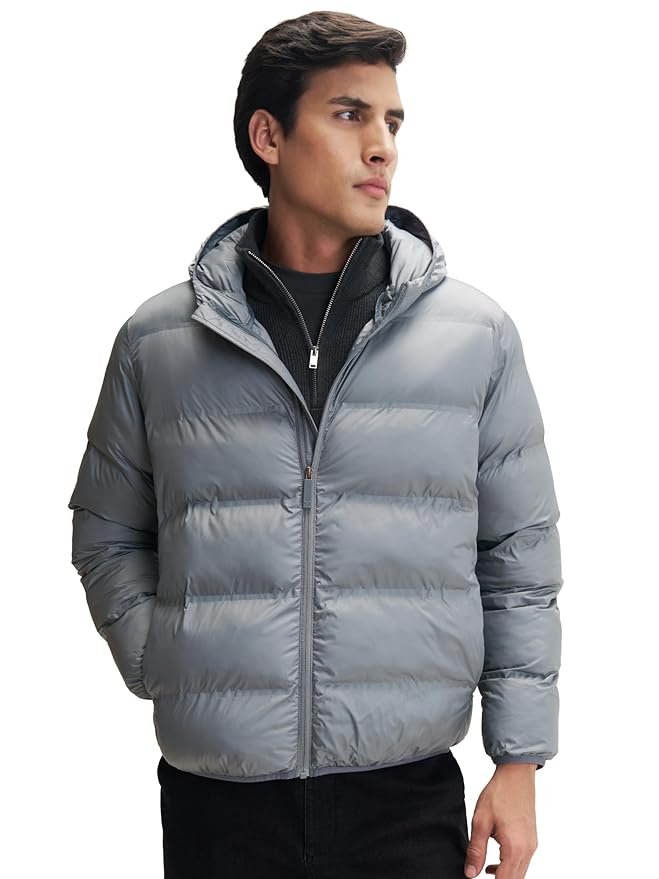 XYXX Unisex Ultra-Warm Puffer Jacket | Heavy Winter Jacket For Men|Solid Long Sleeves Hooded Neck Jacket - Regular Fit | Bomber jackets With Pockets