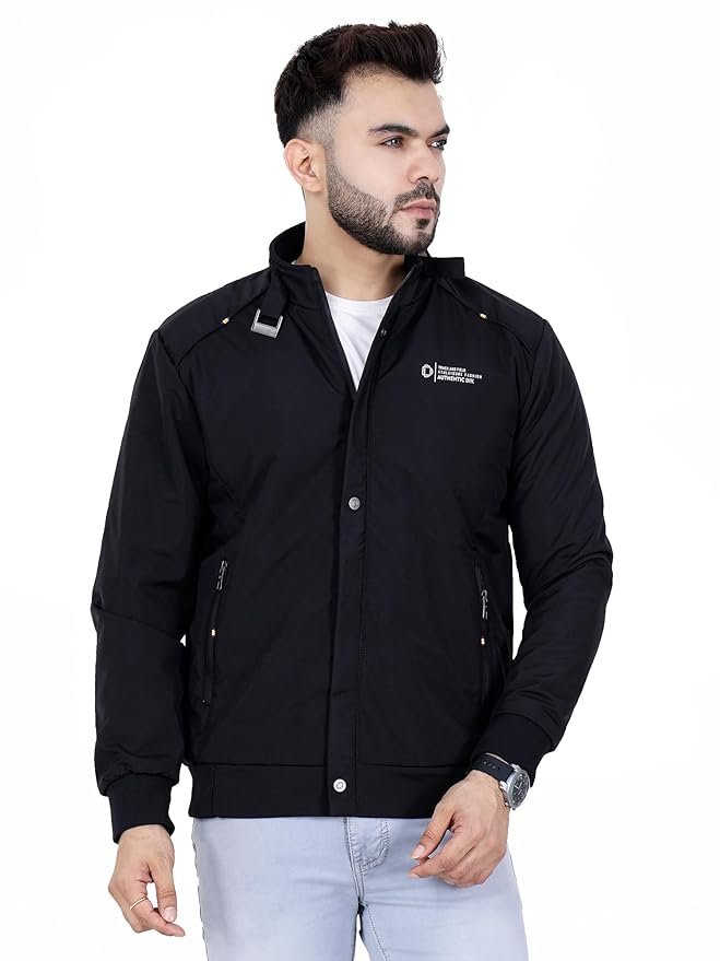 Dollar Jacket For Men Casual Zipper Bomber For Winter