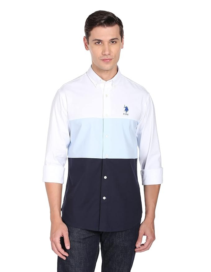 U.S. POLO ASSN. Men's Cotton Regular Fit Shirt