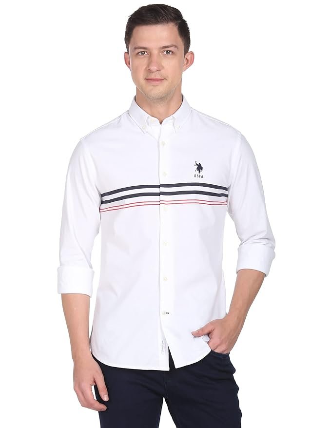 U.S. POLO ASSN. Men Cotton Regular Fit SHIRTS