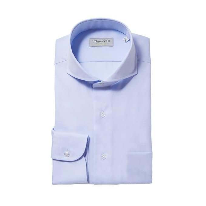 HITOYOSHI TVEC Men's Dress Shirt, Easy Care, Long Sleeve, 16 Sizes, 4 Collar Patterns, 8 Colors Each), 100% Cotton