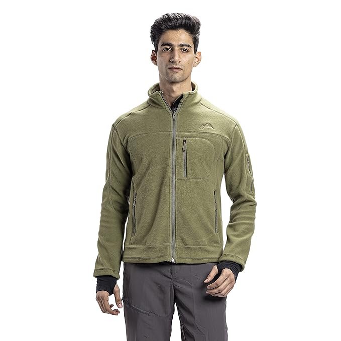 Tripole Men's Fleece Jacket for Hiking and Daily Use