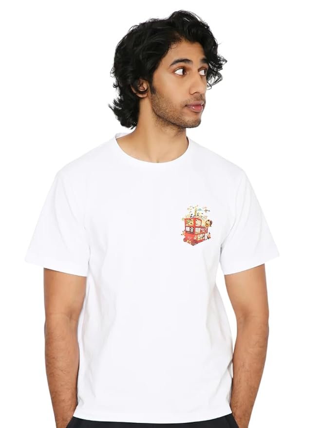 Men’s Regular Fit T-Shirt – “Doing Good” Edition in 61% Cotton 33% Recycled Polyester 6% Spandex – Lightweight Half Sleeve Western Style Crew Tee for Breathable Comfort