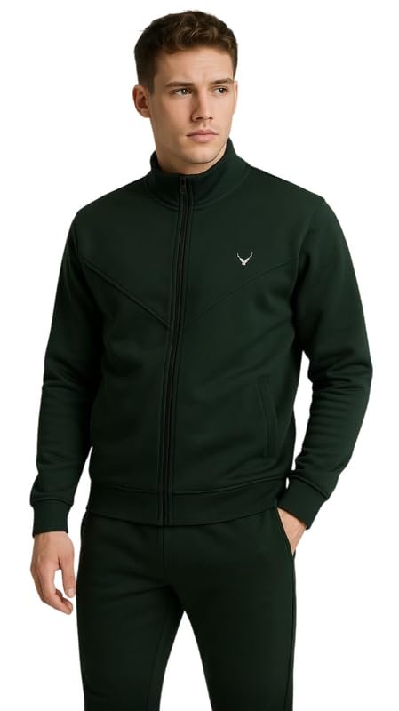 Men Two Piece Tracksuit Set | Winter Pajama & Jacket Combo | Stylish Sportswear for (Multicolor,Multisize)