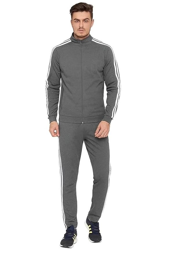 BARKEYO Men's Athletic Gym Running Sports Track Suit