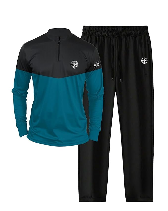 AUSK Regular fit Tracksuit of Man || tshirt and Trouser set for Men